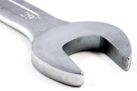 Closeup of a wrench Stock Photos