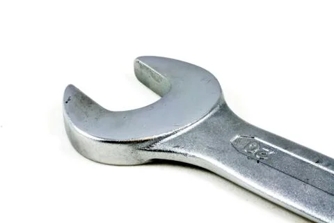 Closeup of a wrench Stock Photos