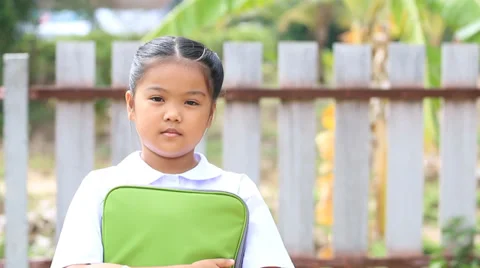 Closeup of young asian student Stock Footage 37661237