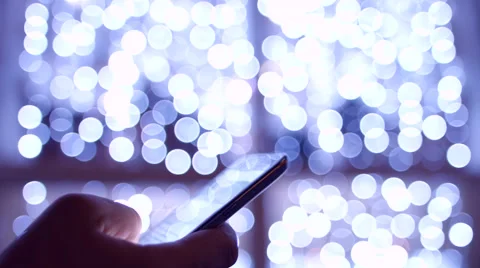 Closeup of young man hands typing sms scrolling pictures phone. 4K 30fps Stock Footage 55006167