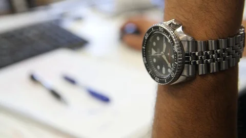 Closeups of scientists and programmers while typing on keyboard or using a Video stock 92665334