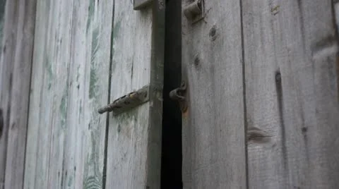 Closing barn door 動画素材 12081685