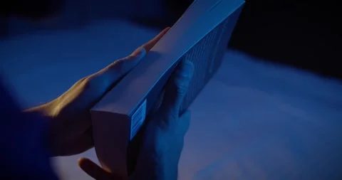 Closing a Book Stock Footage 263536220