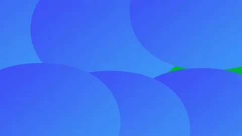 Closing bubble transition animation Stock Footage 330204878