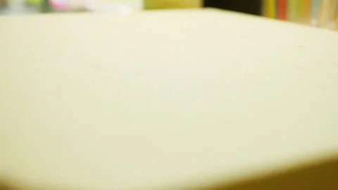 Closing capboard with pizza before delivering it to customer Stock Footage 168943063