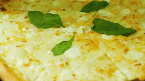 Closing capboard with pizza before delivering it to customer Stock Footage 168943390