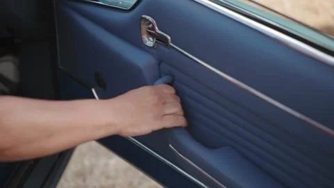 Closing car Stock Footage 143481799