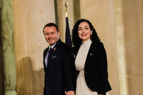 Closing dinner of the Peace Forum at the Elysee Palace, Paris, France - 11 Nov 2 Foto stock