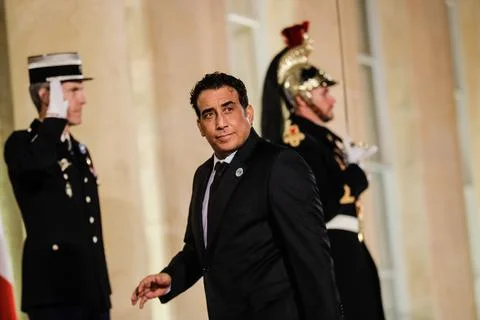 Closing dinner of the Peace Forum at the Elysee Palace, Paris, France - 11 Nov 2 Stockfoto's