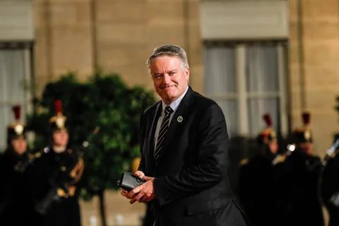 Closing dinner of the Peace Forum at the Elysee Palace, Paris, France - 11 Nov 2 Foto stock
