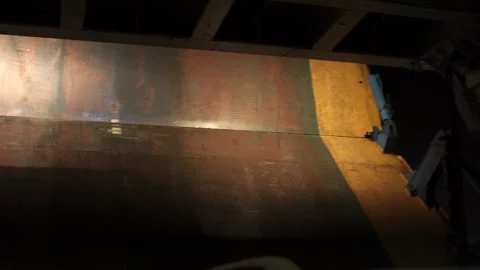 Closing the ferry ramp. Video stock 104630208