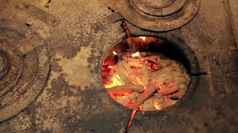 Closing furnace Stock Footage 50396959