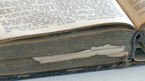 Closing a holy bible Video stock 49407651