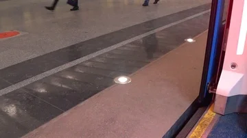 Closing train doors Stock Footage 85924000