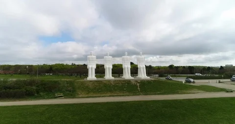 Closing in on the white men Video stock 106956818