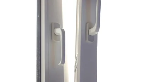 Closing the window Stock Footage 70743687