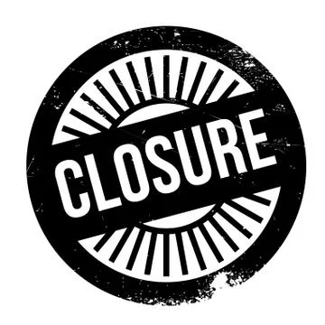 Closure stamp Stock Illustration