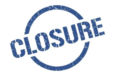 Closure stamp Stock Illustration