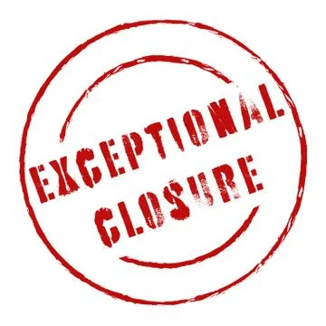 Closure stamp Stock Illustration