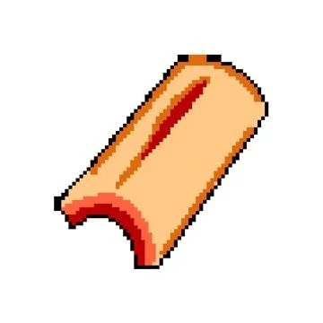 Closure suture practice pad pixel art vector illustration Stock Illustration