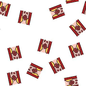 Clot blood vessel vein vector seamless pattern Ilustración de archivo
