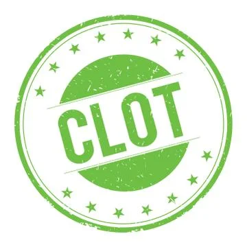 CLOT stamp sign Stock Illustration