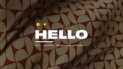 Cloth Background Titles Pack Stock After Effects