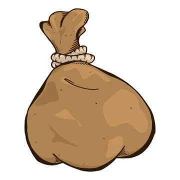 Cloth bag Stock Illustration