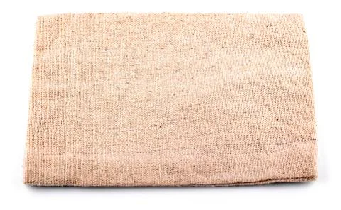 Cloth bag on white background Stock Photos