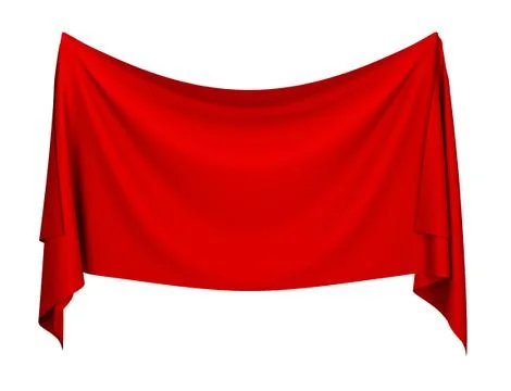 Cloth banner Stock Illustration
