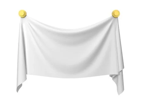 Cloth banner Illustrazione stock