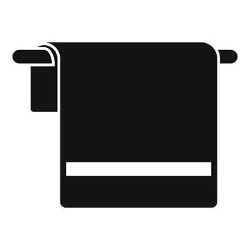 Cloth blanket icon simple vector. Towel napkin Stock Illustration