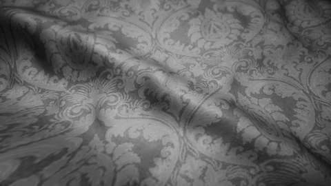Cloth blow loop BW Stock Footage 102382770