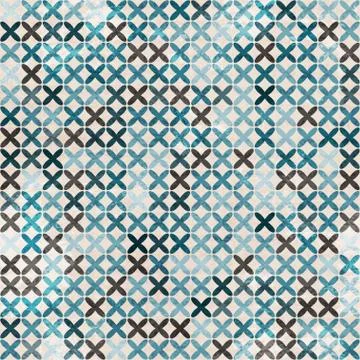 Cloth blue seamless pattern Illustrazione stock
