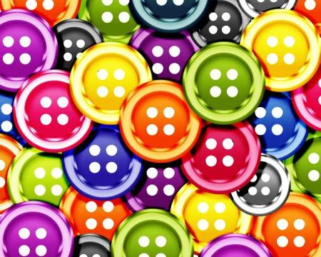 Cloth buttons Stock Photos