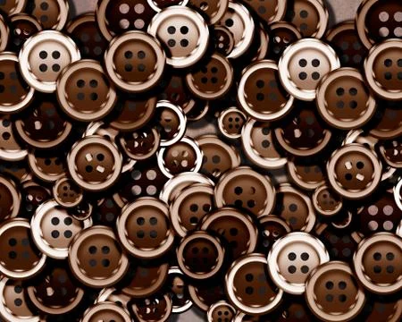 Cloth buttons Stock Photos