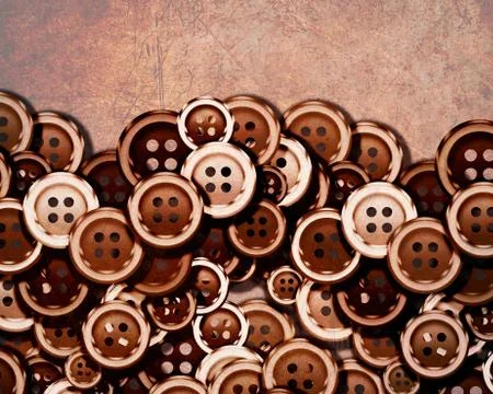Cloth buttons Stock Photos