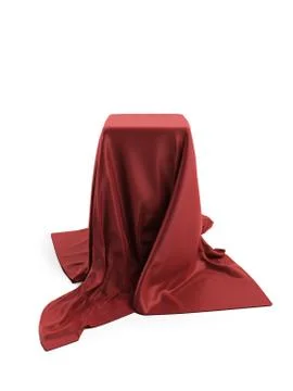 Cloth covered box 库存插图
