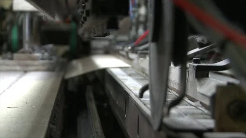 Cloth cut. Textile Industry. Stock Footage 72563089