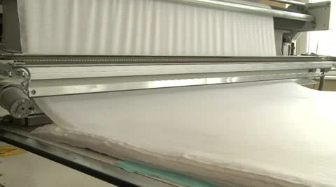 Cloth Cutter Stock Footage 22222650