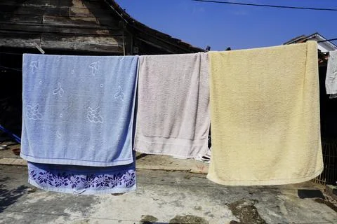Cloth dried Stock Photos