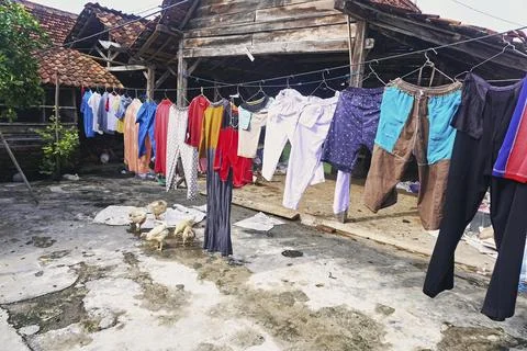 Cloth dried Stock Photos