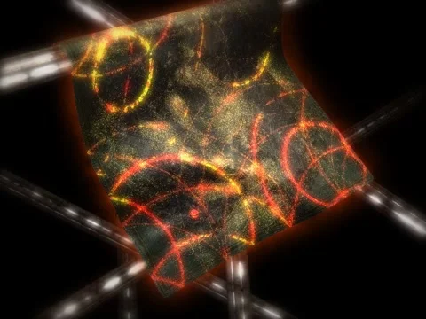 Cloth Drop RedRipples Stock Footage 1055662