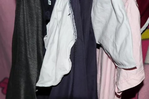 The cloth is drying 스톡 사진