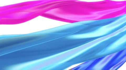 Cloth fabric flow background loop + alpha Stock-Footage 5586657