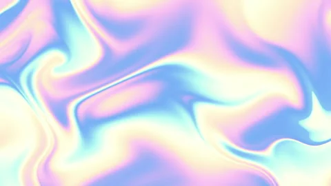 Cloth fabric gradient waves abstract background. Iridescent chrome wavy surface Stock Footage 337166168