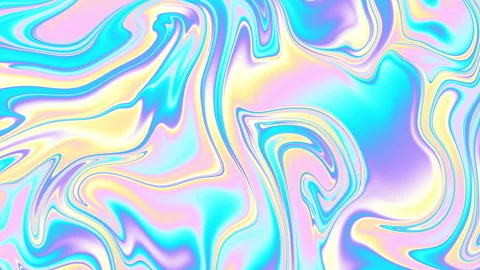 Cloth fabric gradient waves abstract background. Iridescent chrome wavy surface Stock Footage 337167308