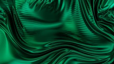 Cloth fabric gradient waves abstract background. Iridescent chrome Stock Illustration