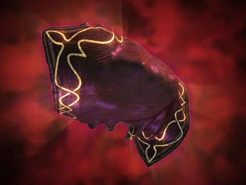 Cloth Face Red Stock Footage 1053193