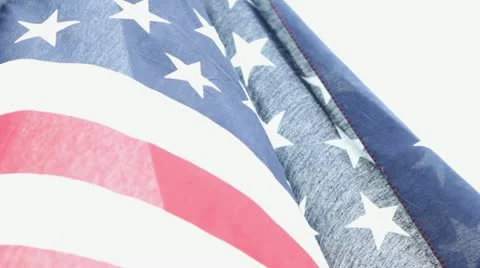 Cloth Flag background blowing in wind Stock Footage 12011970